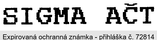 SIGMA AČT