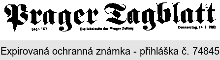 PRAGER TAGBLATT