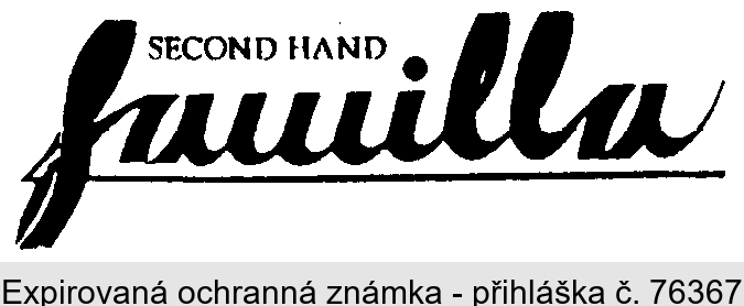 SECOND HAND familla