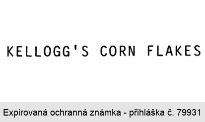 KELLOGG'S CORN FLAKES