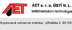 AET s.r.o. ÚSTÍ N.L. asfaltoemulzní technologie