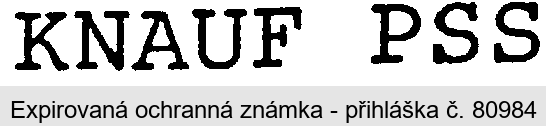 KNAUF PSS