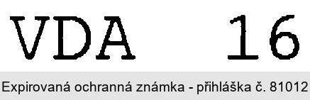 VDA 16