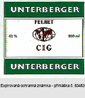 UNTERBERGER FERNET CIG