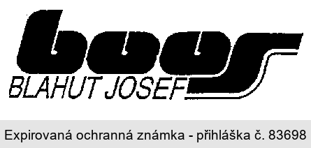 boos BLAHUT JOSEF