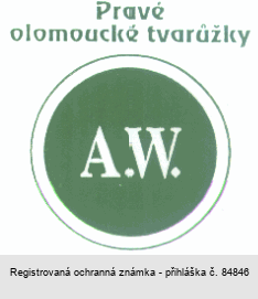 AW PRAVÉ OLOMOUCKÉ TVARŮŽKY