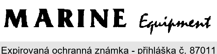 MARINE Equipment