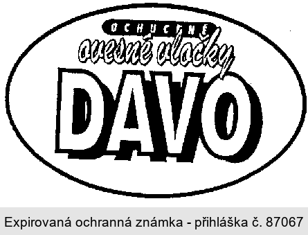 DAVO ochucené ovesné vločky