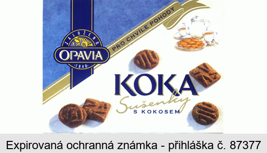KOKA Sušenky S KOKOSEM PRO CHVÍLE POHODY