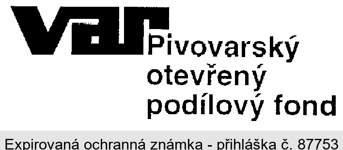 var Pivovarský otevřený podílový fond