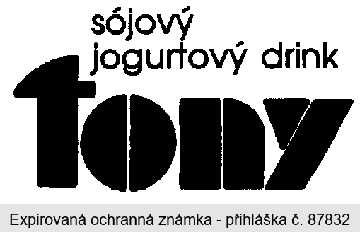 tony sójový jogurtový drink