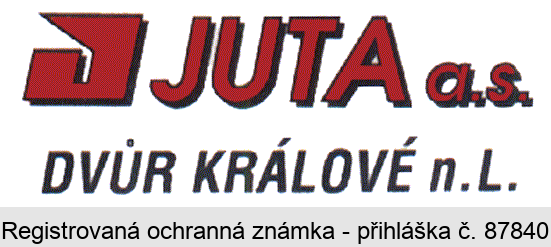 JUTA a.s. DVŮR KRÁLOVÉ n.L.