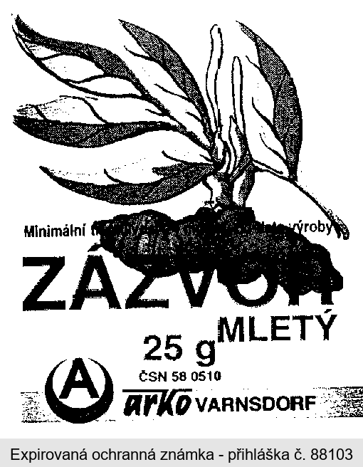 ZÁZVOR MLETÝ A arko VARNSDORF