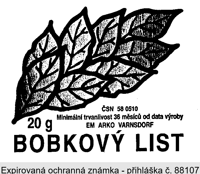 EM ARKO VARNSDORF BOBKOVÝ LIST