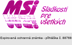 MSI Sladkosti pre všetkých