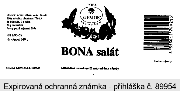 BONA salát