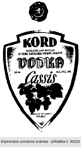 KORD VODKA Cassis