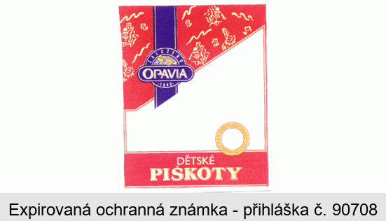 OPAVIA DĚTSKÉ PIŠKOTY