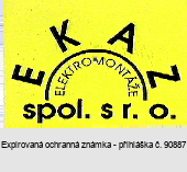 EKAZ ELEKTROMONTÁŽE spol. s r.o.