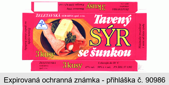 TAVENÝ SÝR SE ŠUNKOU
