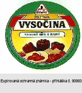 VYSOČINA TAVENÝ SÝR S KAPIÍ