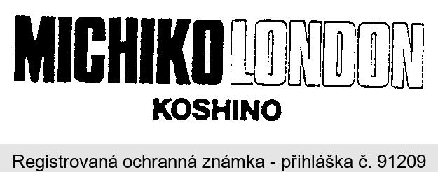 MICHIKOLONDON KOSHINO