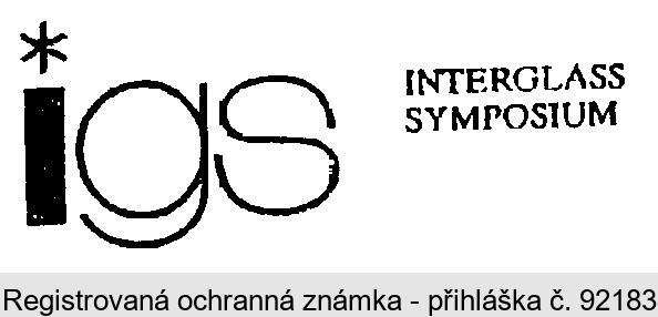 igs INTERGLASS SYMPOSIUM