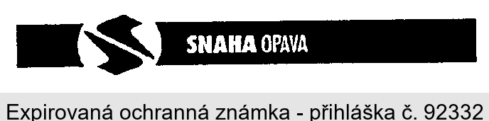 SNAHA OPAVA