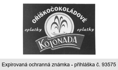 KOLONÁDA oříškočokoládové oplatky