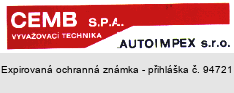 CEMB S.P.A. VYVAŽOVACÍ TECHNIKA AUTOIMPEX s.r.o.