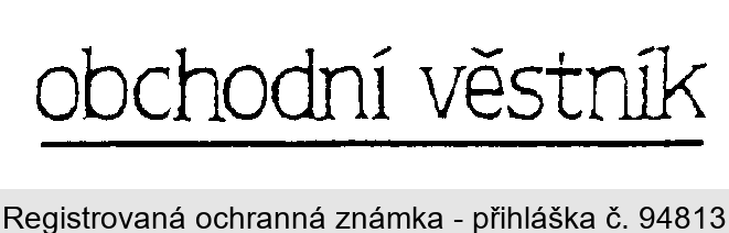obchodní věstník