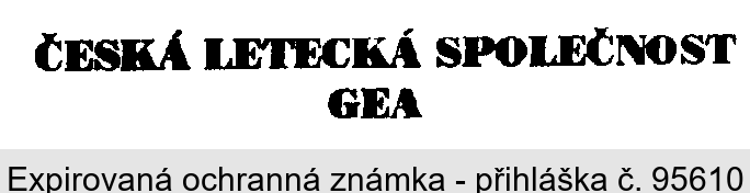 ČESKÁ LETECKÁ SPOLEČNOST GEA