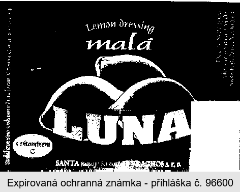 Lemon dressing malá Luna