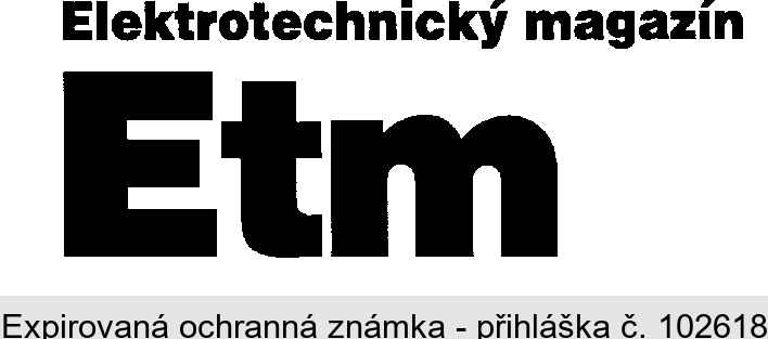 Elektrotechnický magazín Etm