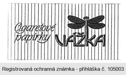 Cigaretové papírky VÁŽKA
