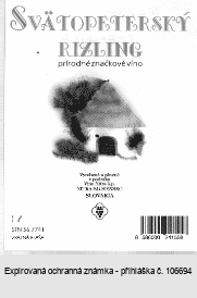 SVÄTOPETERSKÝ RIZLING