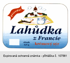 Lahůdka z Francie krémový sýr