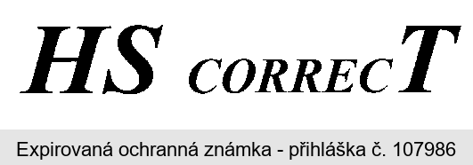 HS correc T