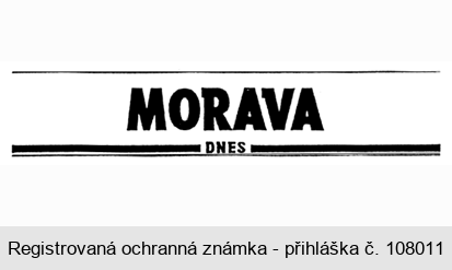 MORAVA DNES