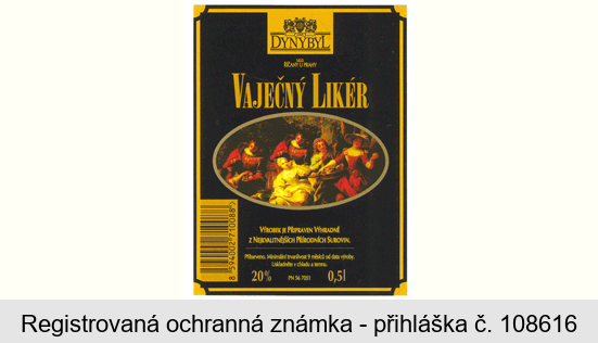 DYNYBYL S.R.O. ŘÍČANY U PRAHY VAJEČNÝ LIKÉR