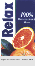 Relax 100% Pomerančová šťáva