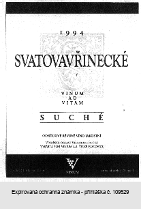 SVATOVAVŘINECKÉ VINUM AD VITAM