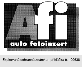 Afi auto fotoinzert