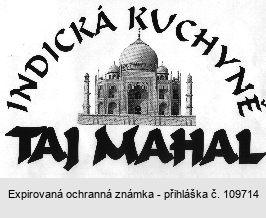 INDICKÁ KUCHYNĚ TAJ MAHAL