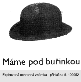 Máme pod buřinkou