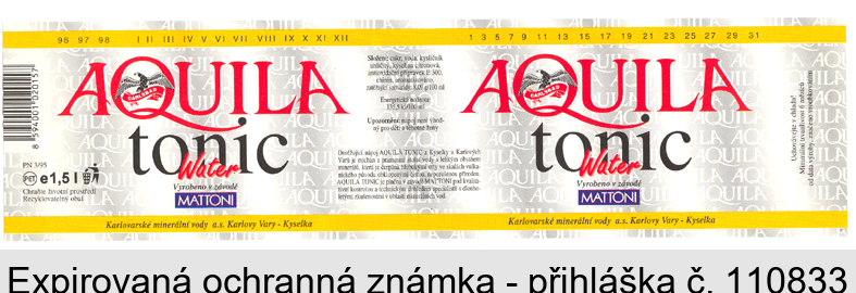 AQUILA tonic Water