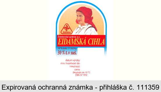 Eidamská cihla 30% t.v suš.