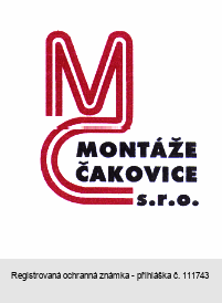 M MONTÁŽE ČAKOVICE s.r.o.