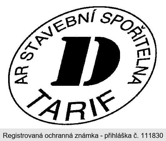 AR STAVEBNÍ SPOŘITELNA D TARIF
