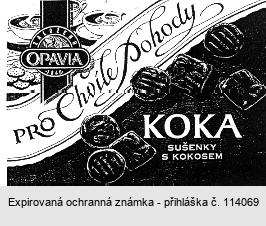 OPAVIA PRO Chvíle Pohody KOKA SUŠENKY S KOKOSEM